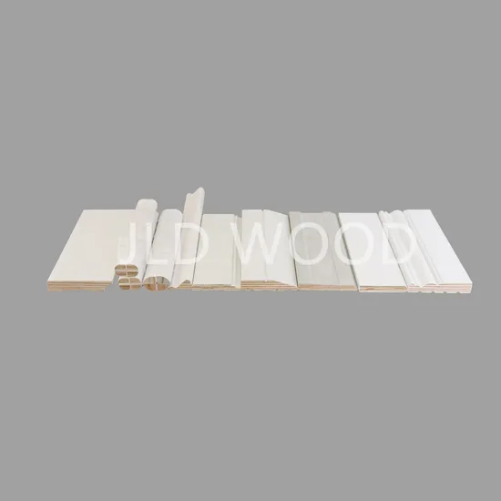 High Quality Hardwood Poplar Pine Solid Wood Shutter Frames
