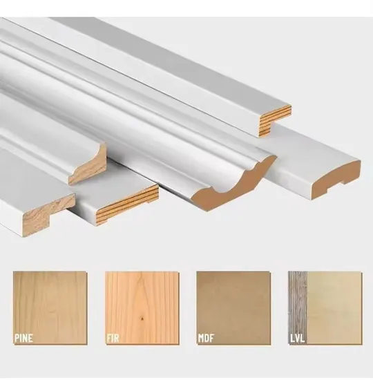 Durable Crown Moulding Pine Crown