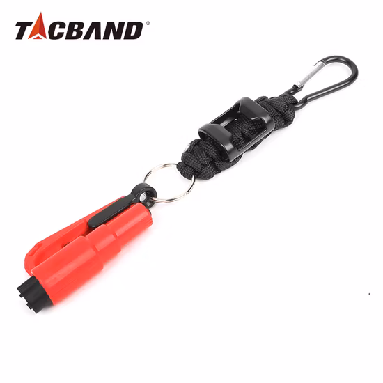 Tacband Multi Key Chain Window Breaker Seat Belt Cutter Carabiner Can Opener Survival Tool