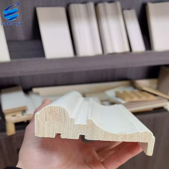 Home Decoration White MDF Baseboard Moulding