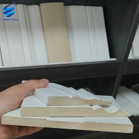 Home Decoration White MDF Baseboard Moulding