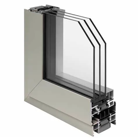Thermal Break Aluminum Casement Window Door Double Glazed Windows