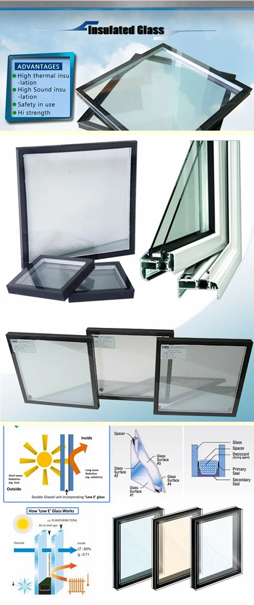 Insulated Laminated Noise Reduction Glass for Glass Wall Window Door