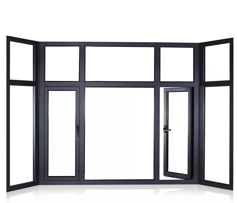 Aluminium Windows and Doors Aluminium Double Glass Sliding Window Building Material