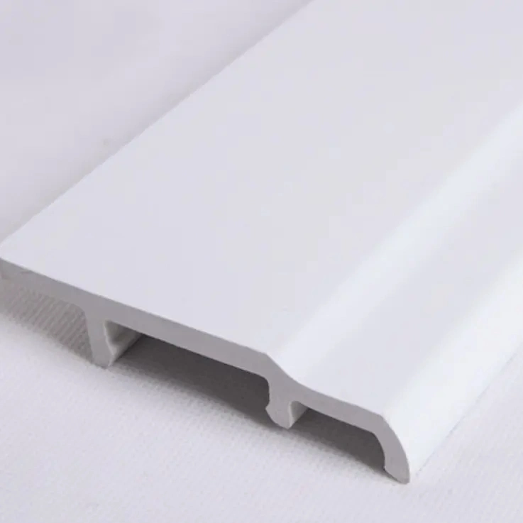 White Color 10cm Height Brazil Skirting Board Baseboard with Clip Slot Polystyrene Skirting