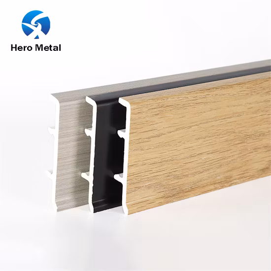 Custom Made 100mm Bathroom Plastic Baseboard Trim PVC Black Skirting Boards