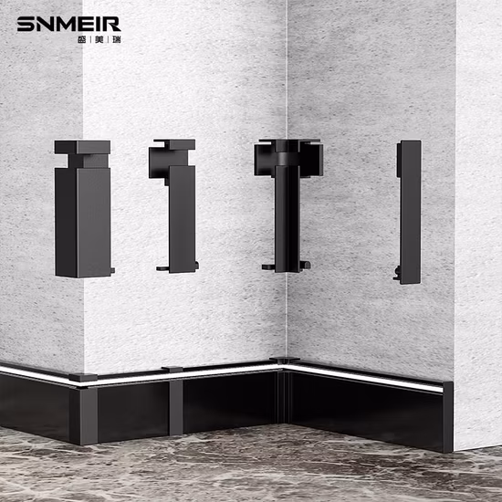 Aluminium Skirting Line and Baseboard in Building Materials