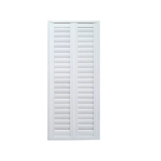 PVC Waterproof Shutter Components for Bathroom with Beautiful Price