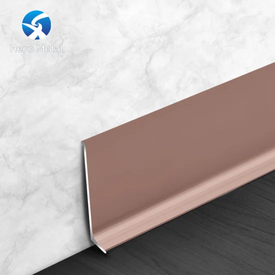 Foshan Aluminum Profile Floor Decorative Baseboard